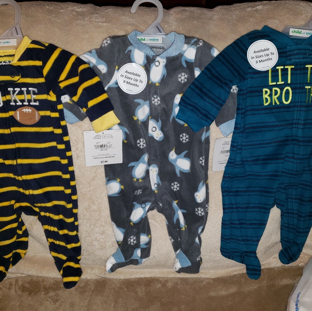 Set of 3 Newborn Sleepers